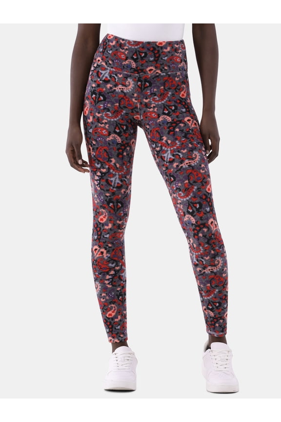 ClimateRight by Cuddl Duds Stretch Fleece Women's High Rise Base Layer Legging, Sizes XS to 4X