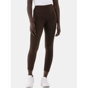 ClimateRight by Cuddl Duds Stretch Womens Warm Stretch Fleece High Rise Base Layer Thermal Legging, Sizes XS to 4X