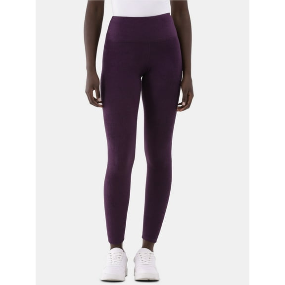 ClimateRight by Cuddl Duds Stretch Fleece Women's High Rise Base Layer Legging, Sizes XS to 4X