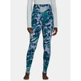 thumbnail image 1 of ClimateRight by Cuddl Duds Stretch Women's Warm Stretch Fleece High Rise Base Layer Thermal Legging, Sizes XS to 4X, 1 of 5
