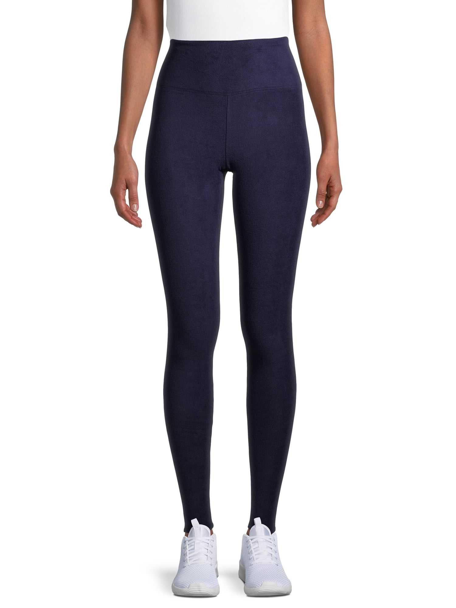 ClimateRight by Cuddl Duds Stretch Women's Warm Stretch Fleece High Rise Base Layer Thermal Legging, Sizes XS to 4X