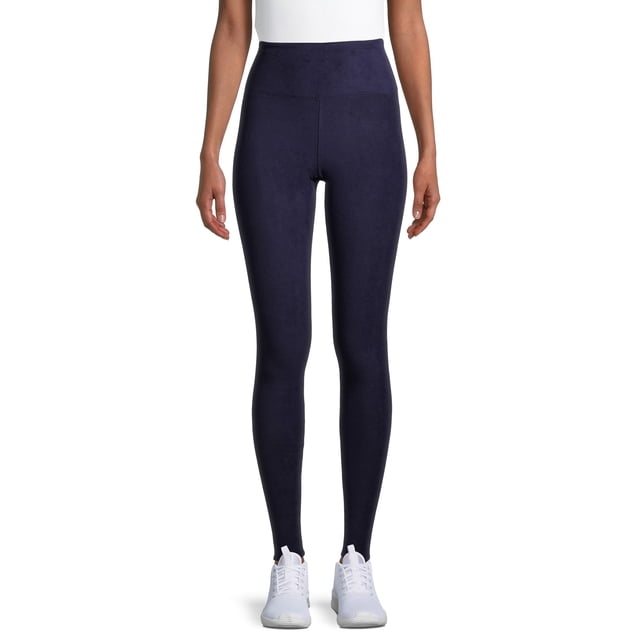 ClimateRight by Cuddl Duds Stretch Women's Warm Stretch Fleece High Rise Base Layer Thermal Legging, Sizes XS to 4X