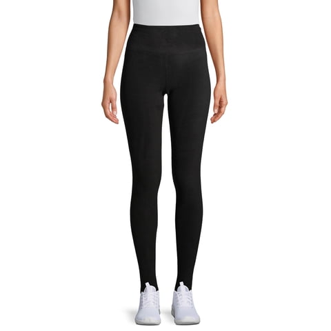 ClimateRight by Cuddl Duds Stretch Women's Warm Stretch Fleece High Rise Base Layer Thermal Legging, Sizes XS to 4X
