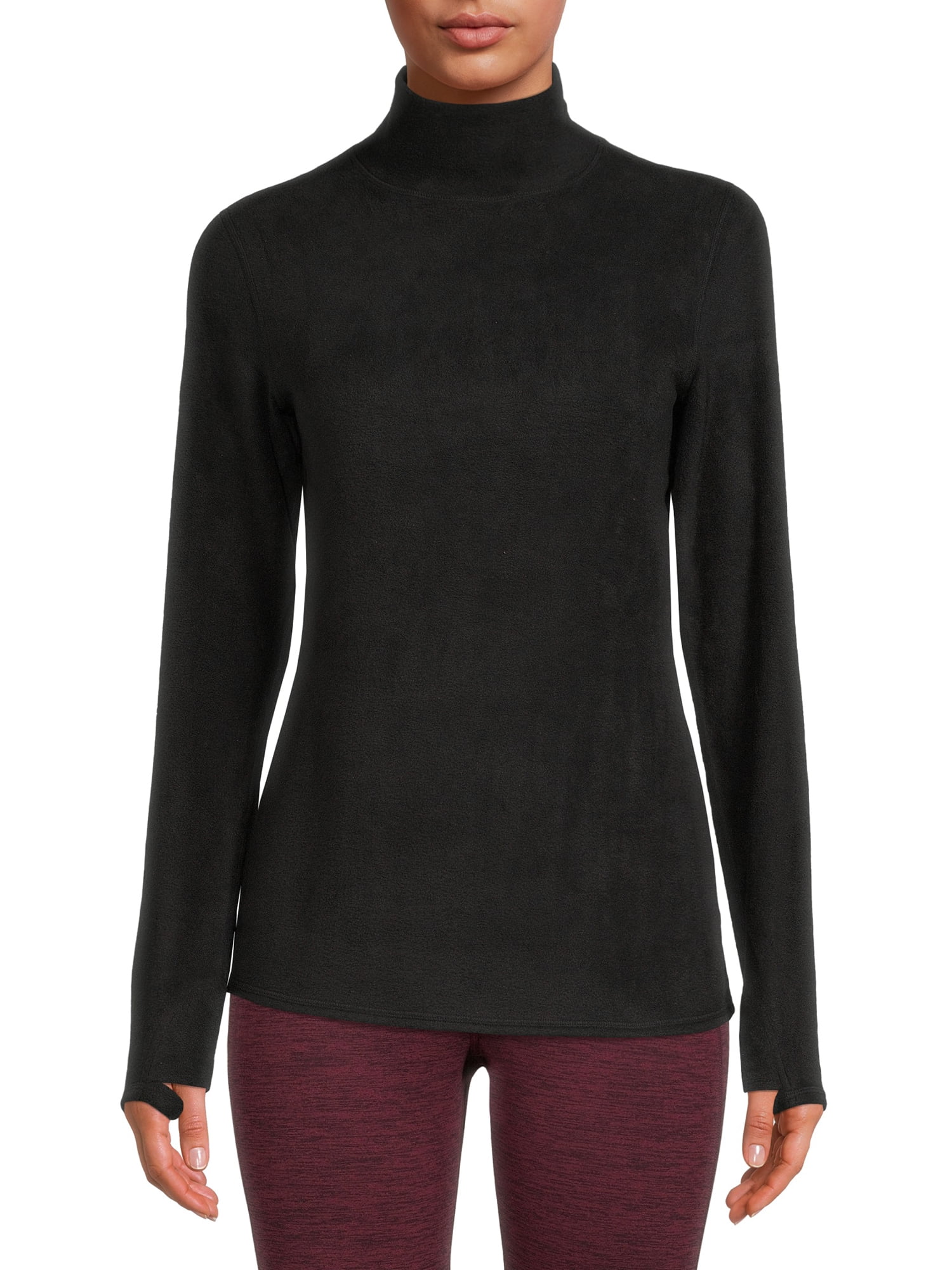 【SATIIIZ】Neddin Double Brushed Layered Warmer Long Sleeve long_sleeve_sheer_overlap_top_