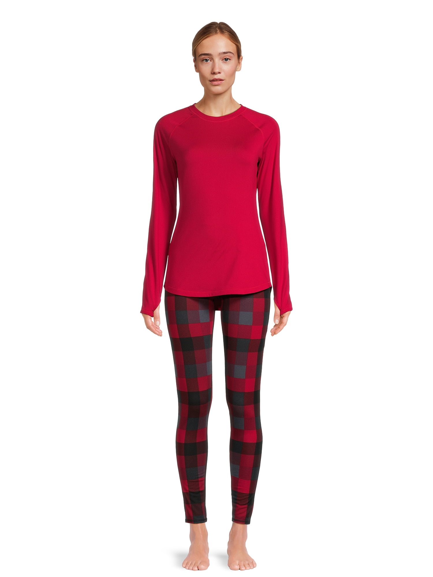 ClimateRight By Cuddl Duds Red Long Sleeve Top - Medium – The