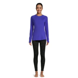 ClimateRight by Cuddl Duds Women s and Women s Plus Stretch Microfiber Base Layer Legging Walmart