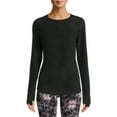 thumbnail image 1 of ClimateRight by Cuddl Duds Women's Base Layers Thermal Fleece Top, Black, 1 of 1