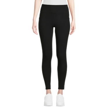 ClimateRight by Cuddl Duds Women’s Flannel Fleece High-Rise Base Layer Leggings, Sizes XS to XXL