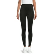 ClimateRight by Cuddl Duds Women's Grid Warmth High Waisted Thermal Leggings