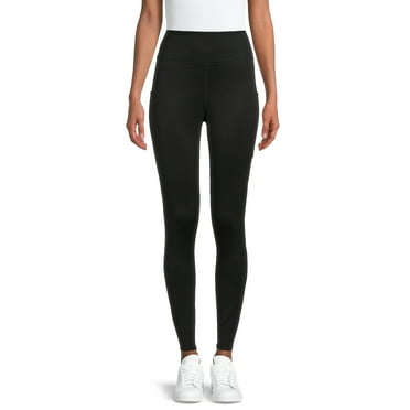 ClimateRight by Cuddl Duds Women's Grid Warmth High Waisted Thermal Leggings