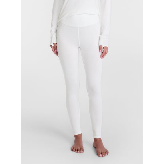 ClimateRight by Cuddl Duds Women’s Mild Essential Base Layer Livaeco Jersey High Rise Legging