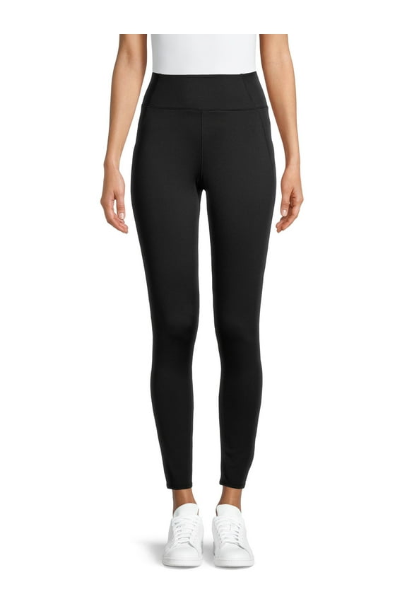 ClimateRight by Cuddl Duds Women's Plush Warmth Base Layer Leggings, Sizes XS to 4X