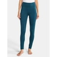 thumbnail image 1 of ClimateRight by Cuddl Duds Women's Plush Warmth Base Layer Leggings, Sizes XS to 4X, 1 of 5