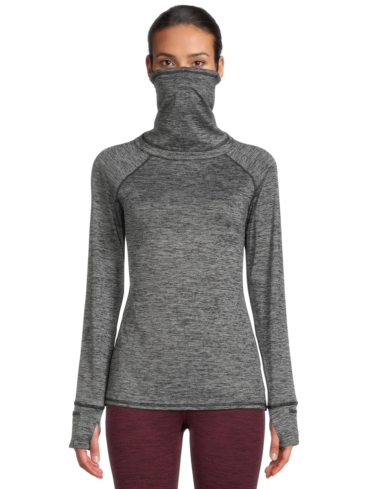 ClimateRight by Cuddl Duds Women's Plush Warmth Detachable Gaiter Base