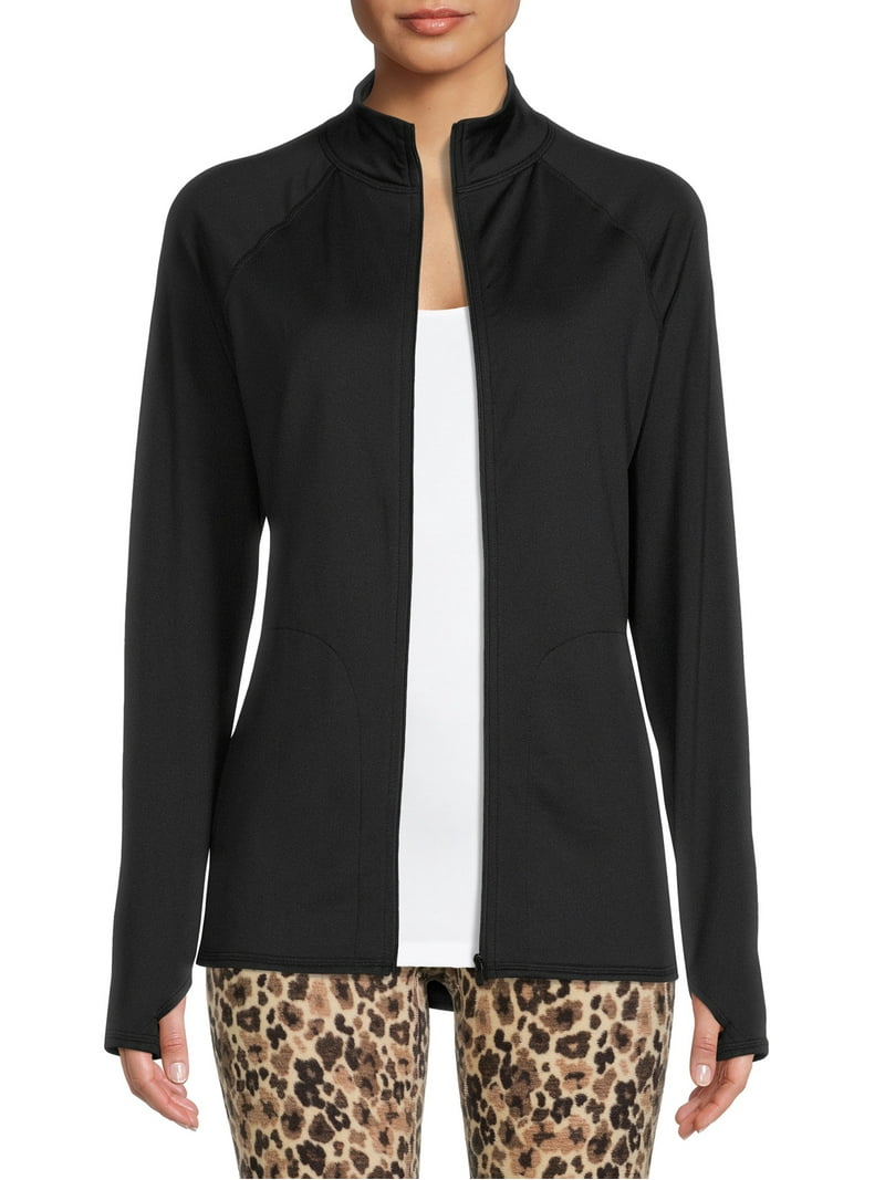 ClimateRight by Cuddl Duds Women's Plush Warmth Full Zip Jacket