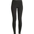 thumbnail image 1 of ClimateRight by Cuddl Duds Women's Stretch Fleece Base Layer Natural Rise Thermal Leggings, 1 of 7