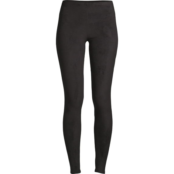 ClimateRight by Cuddl Duds Women's Stretch Fleece Base Layer Natural Rise Thermal Leggings