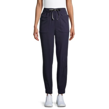 ClimateRight by Cuddl Duds Women's Stretch Woven Jogger Scrub Pants