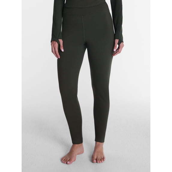 ClimateRight by Cuddl Duds Women's Super Warm Arctic Proof Base Layer Thermal High-Rise Legging, Sizes XS-4X