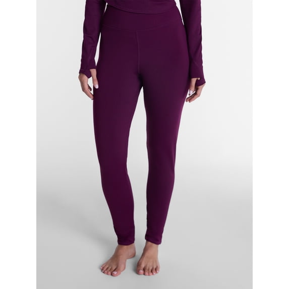 ClimateRight by Cuddl Duds Women's Super Warm Arctic Proof Base Layer Thermal High-Rise Legging, Sizes XS-4X