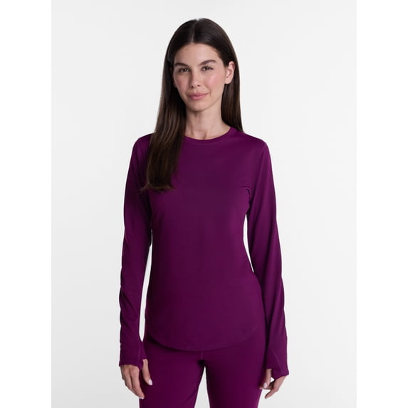 ClimateRight by Cuddl Duds Women's Base Layer Thermal Top, Sizes XS-4X