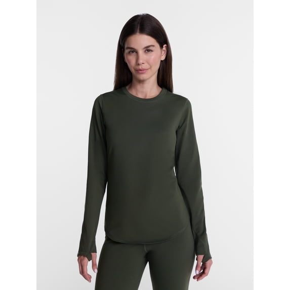 ClimateRight by Cuddl Duds Women's Base Layer Thermal Top, Sizes XS-4X