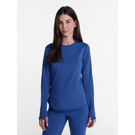 ClimateRight by Cuddl Duds Women's Base Layer Thermal Top, Sizes XS-4X