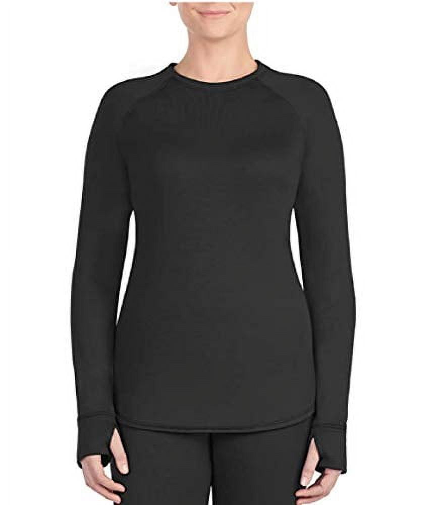 ClimateRight by Cuddl Duds Women's Base Layer Jersey Thermal Top