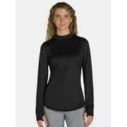ClimateRight by Cuddl Duds Women's Thermal Guard Base Layer Mock Neck Top, Sizes XS to 4X
