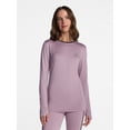 thumbnail image 1 of ClimateRight by Cuddl Duds Women's Warm Plush Warmth Thermal Crewneck Base Layer Top, Sizes XS-4X, 1 of 7