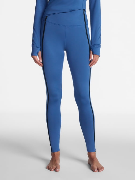 ClimateRight by Cuddl Duds Women's Warm Plush Warmth High Rise Thermal Base Layer Legging, Sizes XS to 4X