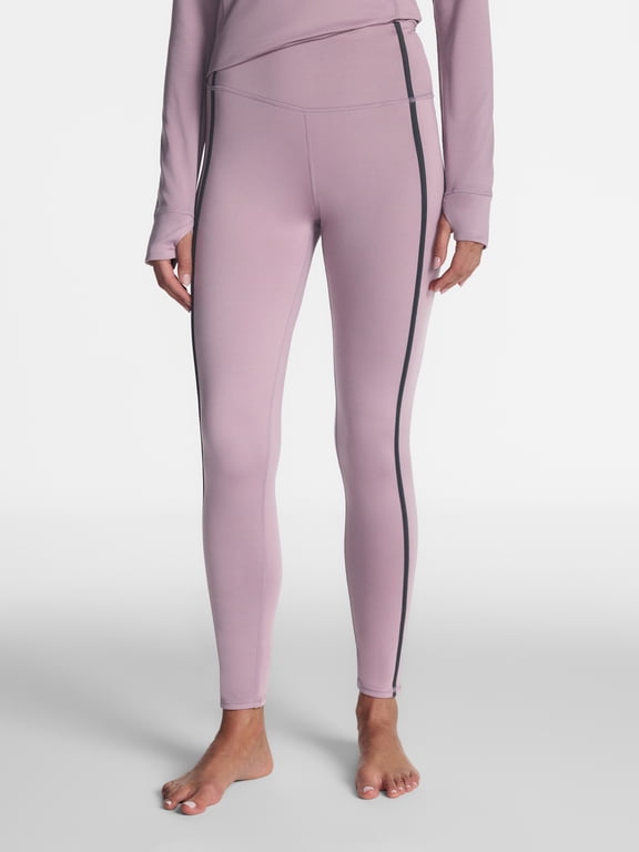 ClimateRight by Cuddl Duds Women's Warm Plush Warmth High Rise Thermal Base Layer Legging, Sizes XS to 4X