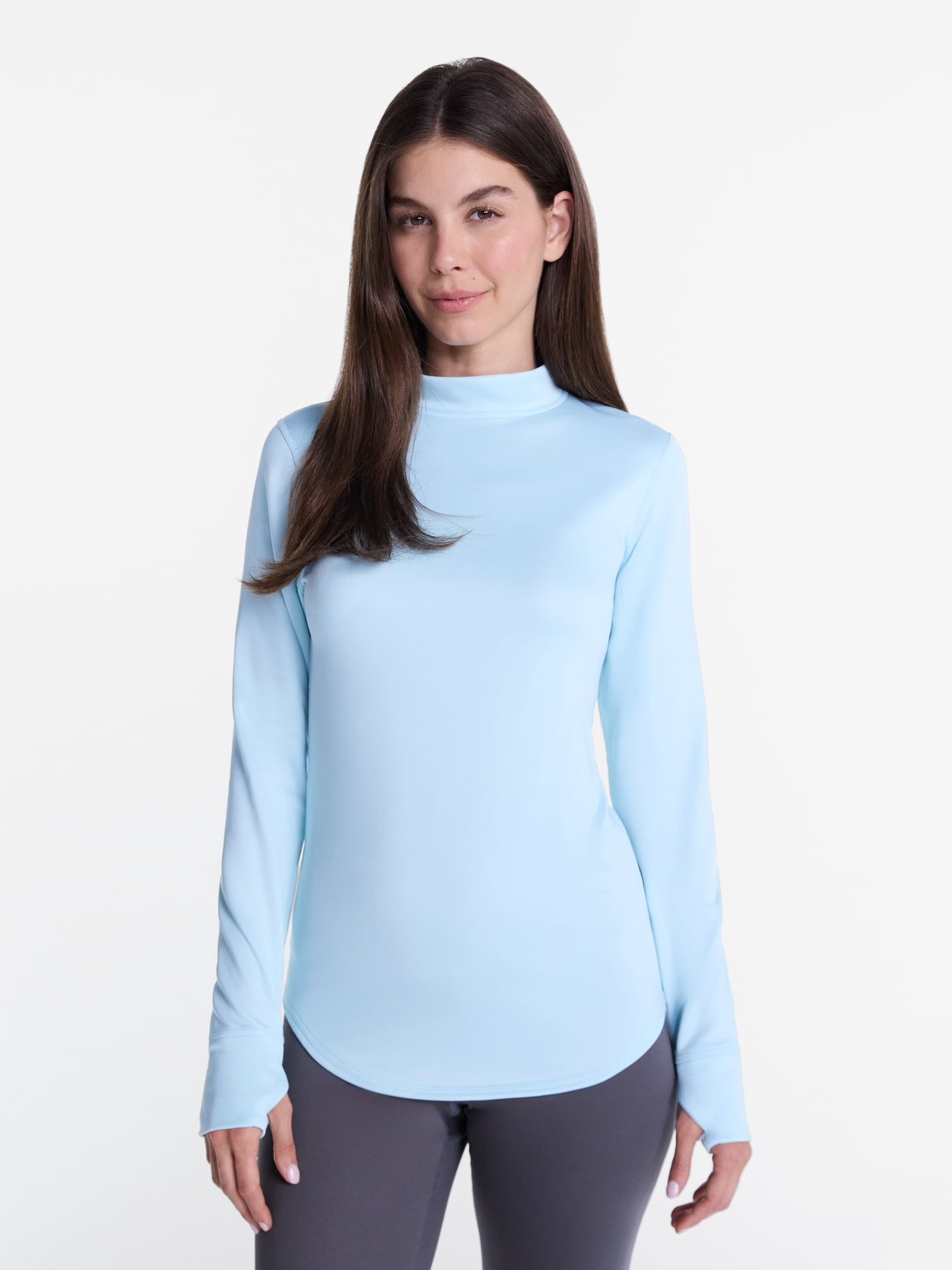 ClimateRight by Cuddl Duds Women's Warmer Thermal Guard Mock Neck Base Layer Thermal Top, Sizes XS-4X