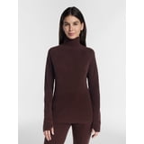 ClimateRight by Cuddl Duds Women’s Warmest Therma Suede Long Sleeve ...