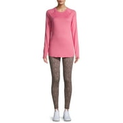 ClimateRight by Cuddl Duds Women's and Women's Plus Brushed Comfort Thermal Top and Leggings, 2-Piece Set