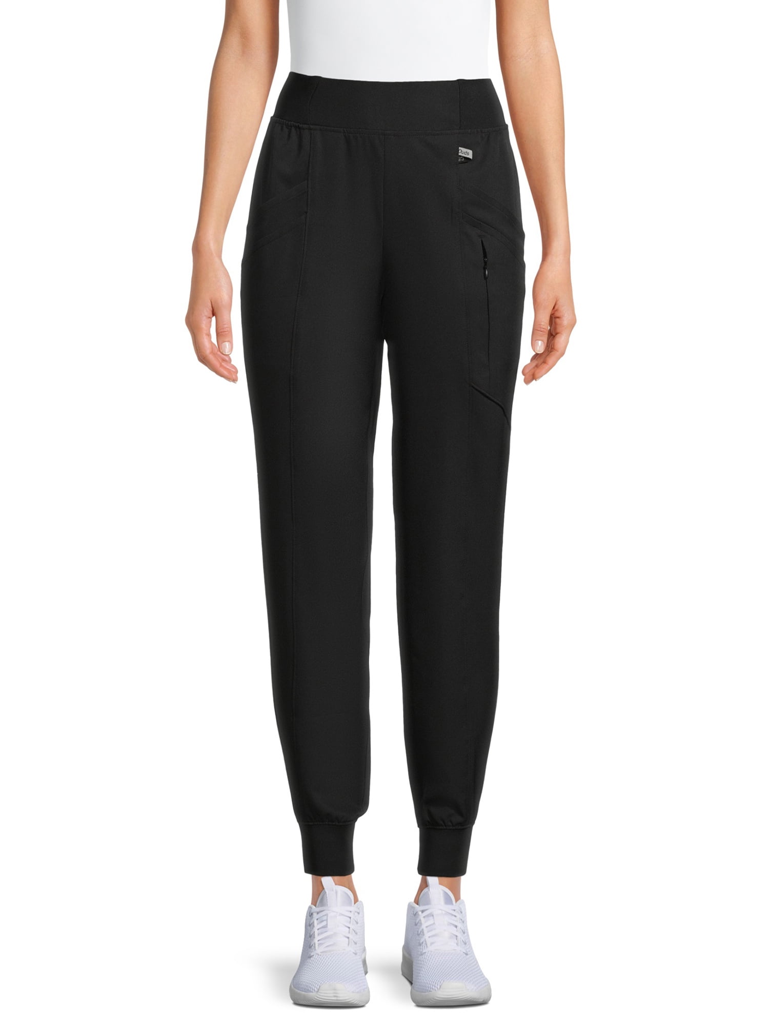ClimateRight by Cuddl Duds Women’s and Women's Plus Scrub Joggers with ...
