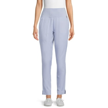 ClimateRight by Cuddl Duds Women’s and Women's Plus Slim Scrub Pants with Anti-Bacterial Technology