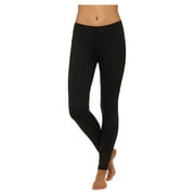 ClimateRight by Cuddl Duds Womens Stretch Microfiber Base Layer Legging, Sizes XS to 4X