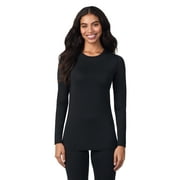 ClimateRight by Cuddl Duds Womens Stretch Microfiber Warm Long Underwear Top, Sizes up to 4X