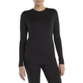 thumbnail image 1 of ClimateRight by Cuddl Duds Women's and Women's Plus Sueded Warmth Long Sleeve Long Underwear Top, 1 of 1