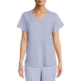 thumbnail image 1 of ClimateRight by Cuddl Duds Women’s and Women's Plus V-Neck Scrub Top with Anti-Bacterial Technology, 1 of 5
