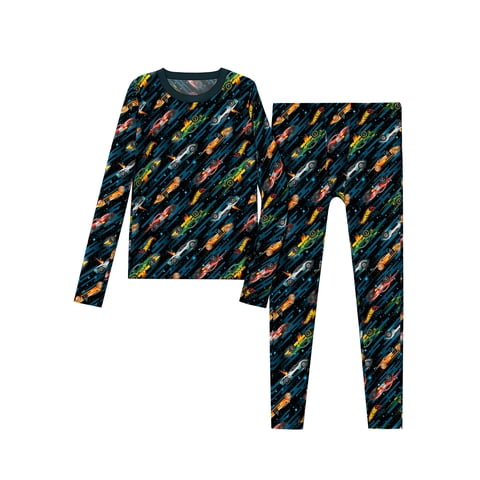 Climateright By Cuddl Duds Hot Wheels Boys Thermal Set, Sizes S-L