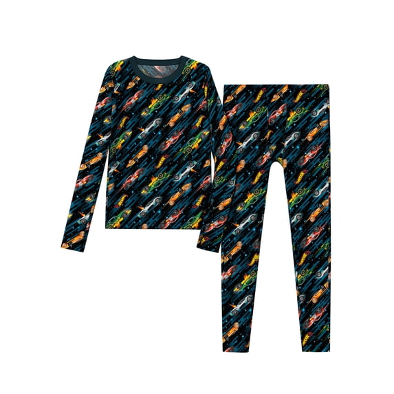 Climateright By Cuddl Duds Hot Wheels Boys Thermal Set, Sizes S-L