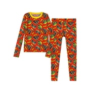 Climateright By Cuddl Duds Monster Hot Wheels Boys Thermal Set, Sizes S-L
