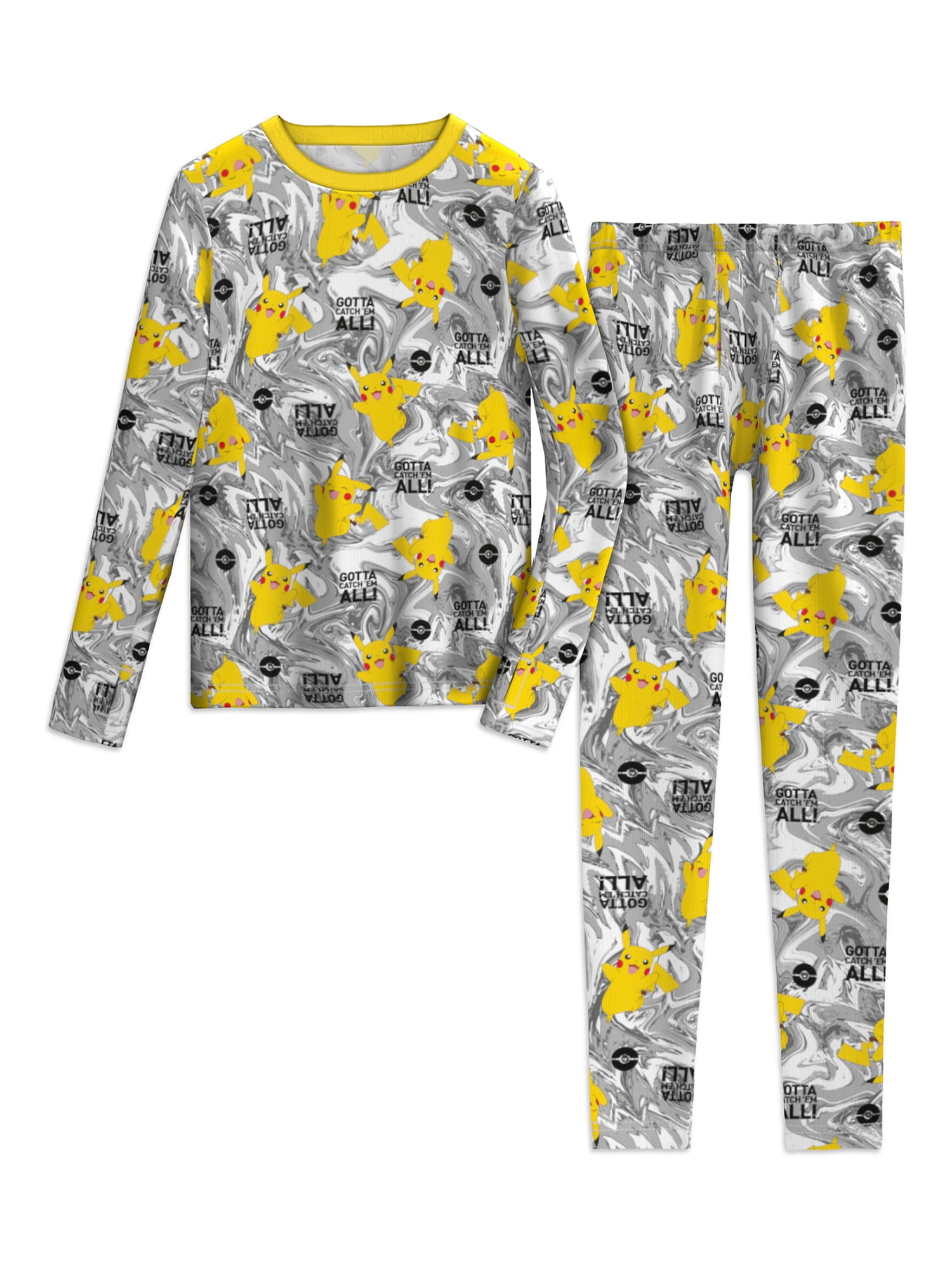Climateright By Cuddl Duds Pokémon Boys Thermal Set, Sizes S-L