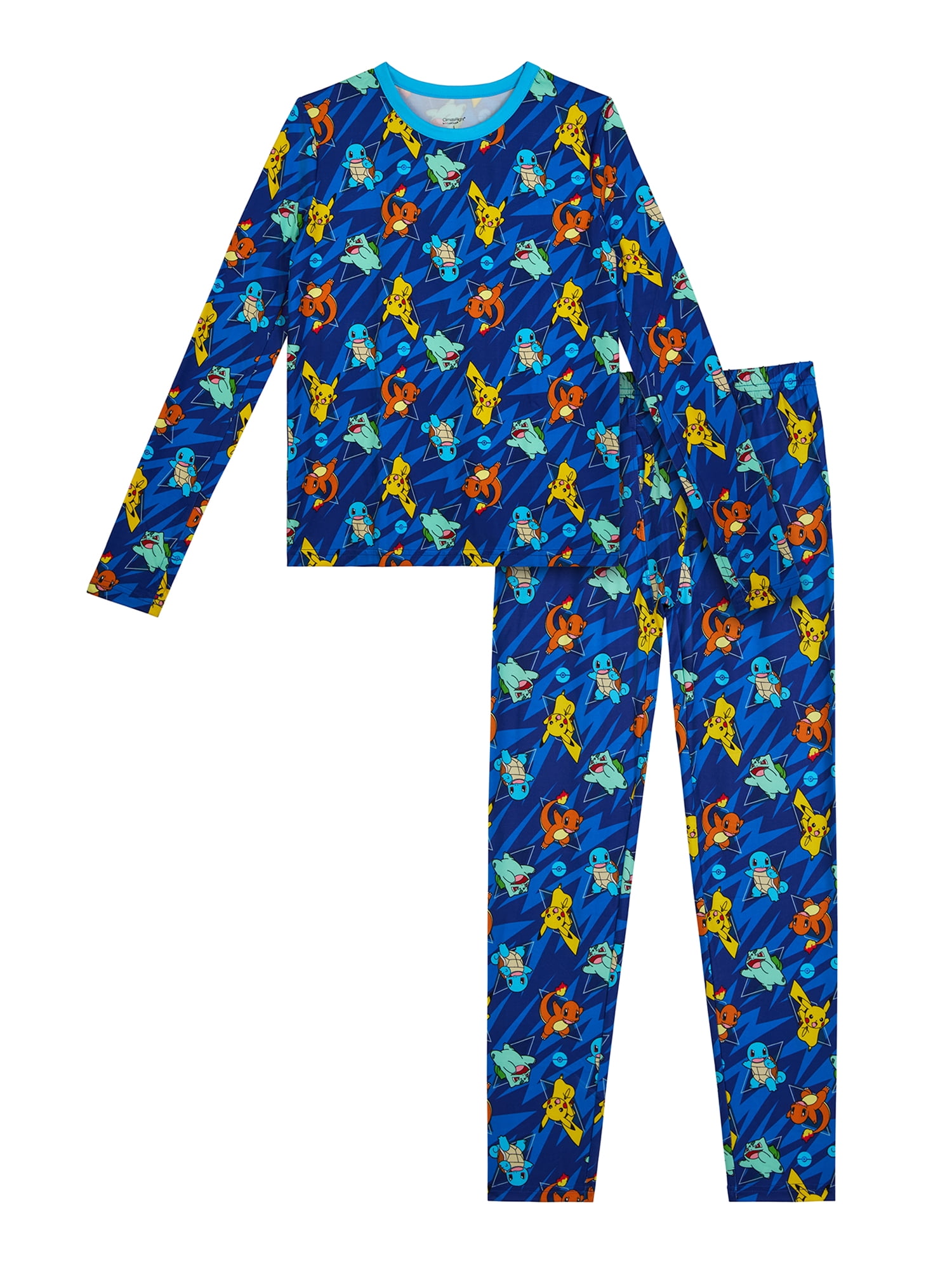 Climateright By Cuddl Duds Pokemon Boys Thermal S-L