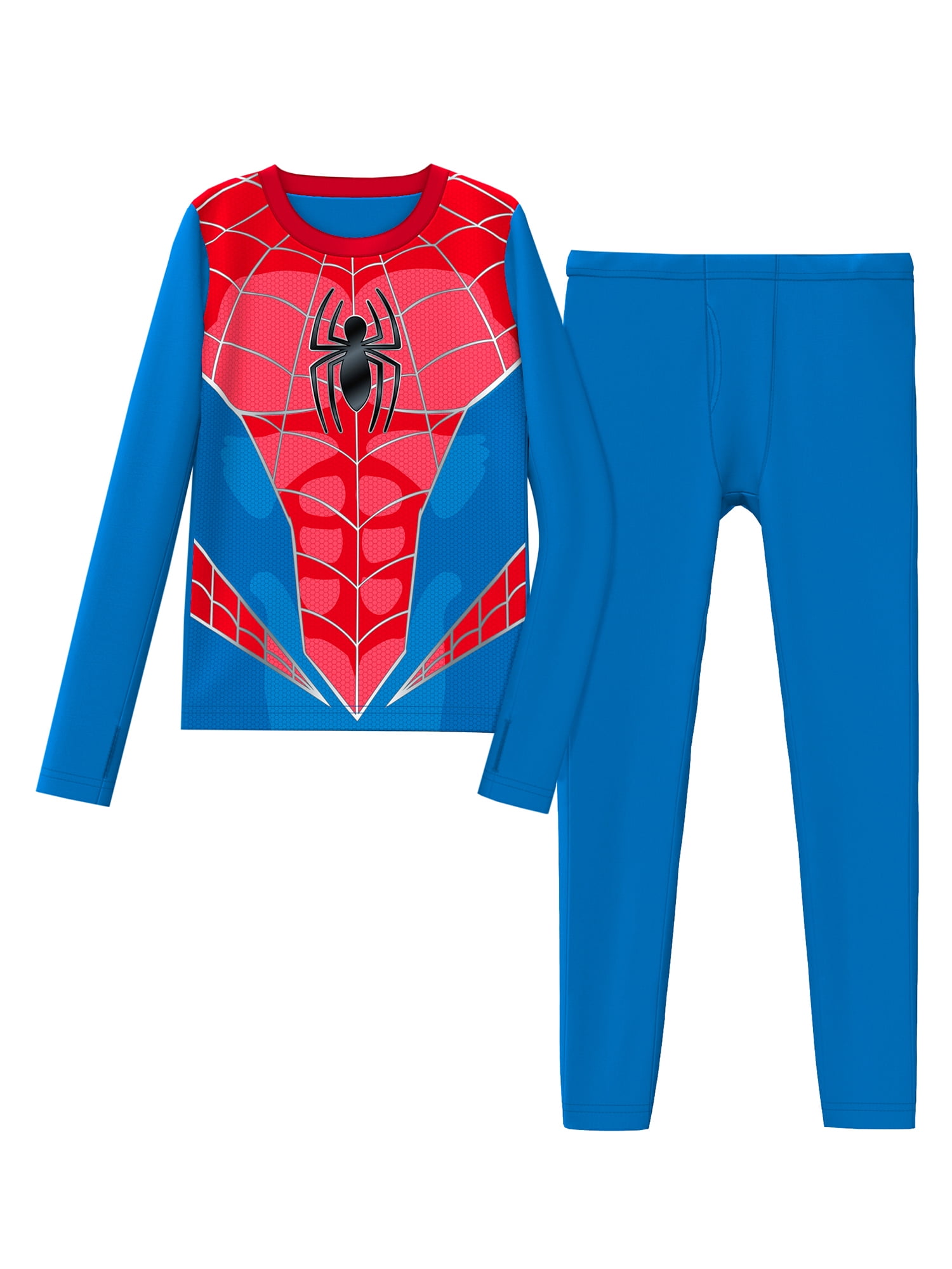 Climateright By Cuddl Duds Spider-Man Boys Thermal Set, Sizes S-L
