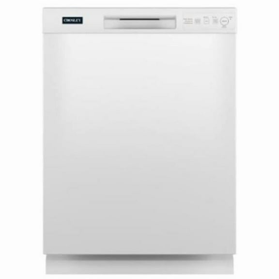 Climatic Home Products CDBEH351UW Crosley White Front Control Dishwasher, 24 in.