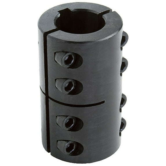 Climax Metal Products Rigid Shaft Coupling,Clamp,1-9/16" L 2ISCC-062-050KW