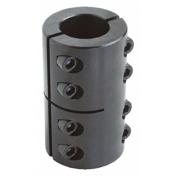 Climax Metal Products Rigid Shaft Coupling,Clamp,1-9/16" L 2ISCC-062-050